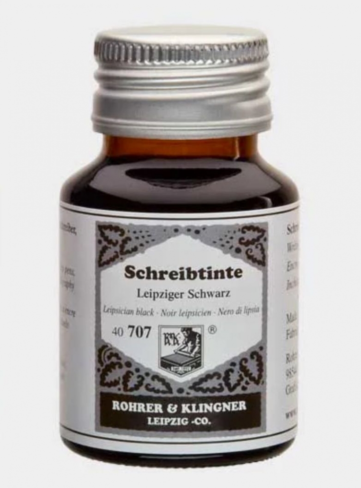 Bild 1 von Schreibtinte Leipziger schwarz 50 ml Rohrer & Klingner