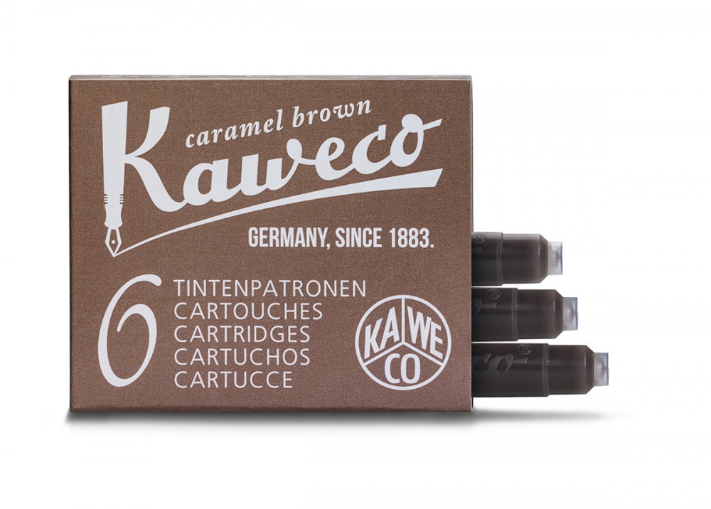 Bild 1 von Kaweco Tintenpatronen 6er Pack Karamellbraun Caramel brown