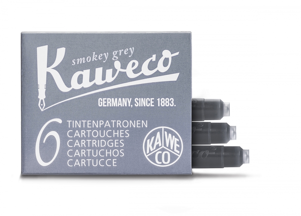 Bild 1 von Kaweco Tintenpatronen 6er Pack Rauchgrau Smokey grey