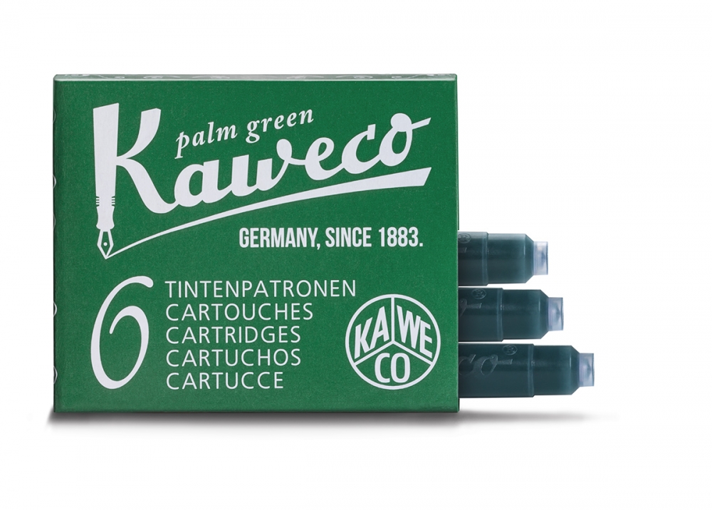 Bild 1 von Kaweco Tintenpatronen 6er Pack Palmengrün Palm green