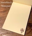 Kartos Notizblock Lilium aus Florenz 30 Blatt