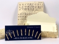Set von 10 Schreibfedern Kalligraphie mit Geschenkkarton