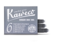 Kaweco Tintenpatronen 6er Pack Rauchgrau Smokey grey