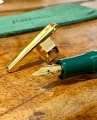 Bild 4 von Kaweco Sport Set GRÜN mit Lederetui grün Tinte grün  / (Federstärke) B = Breit