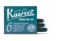 Kaweco Tintenpatronen 6er Pack Paradiesblau paradise blue