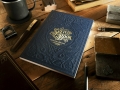Letterpress Sketchbook - Dark Blue - von Letterwish 16,5 x 23cm